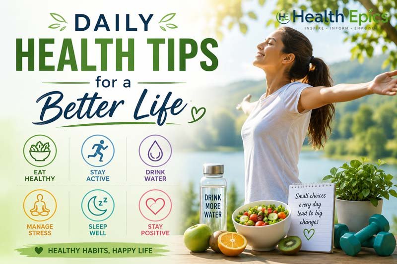 50 daily health tips for a better life