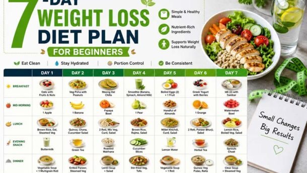 7-Day Weight Loss Diet Plan for Beginners