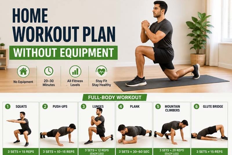 Home Workout Plan Without Equipment
