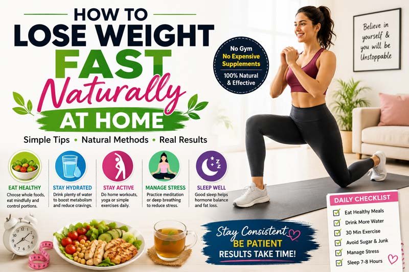 How to Lose Weight Fast Naturally at Home