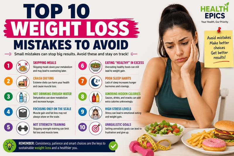 Top 10 Weight Loss Mistakes to Avoid