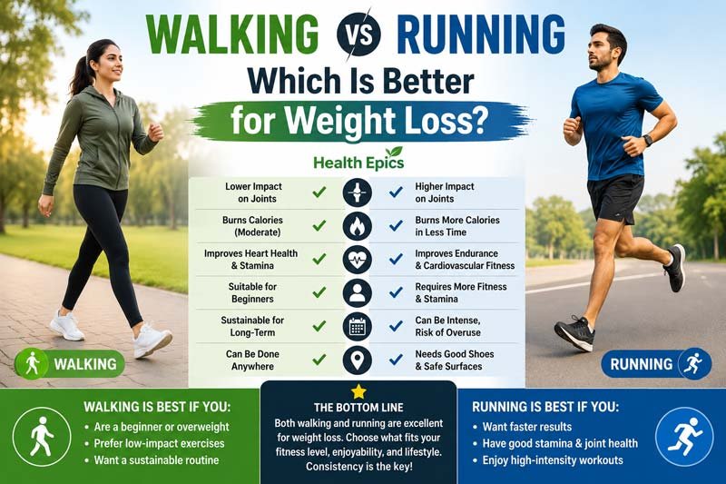Walking vs Running: Which Is Better for Weight Loss?