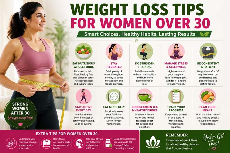 Weight Loss Tips for Women Over 30