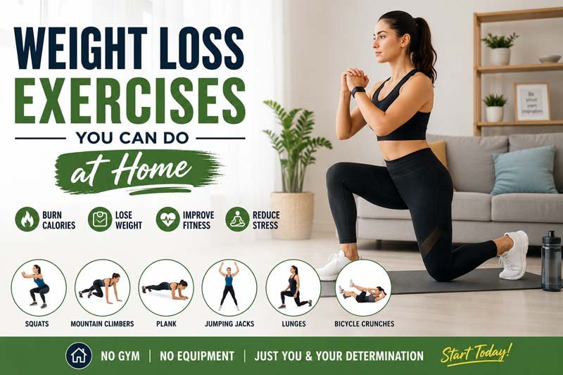 Weight Loss Exercises You Can Do at Home